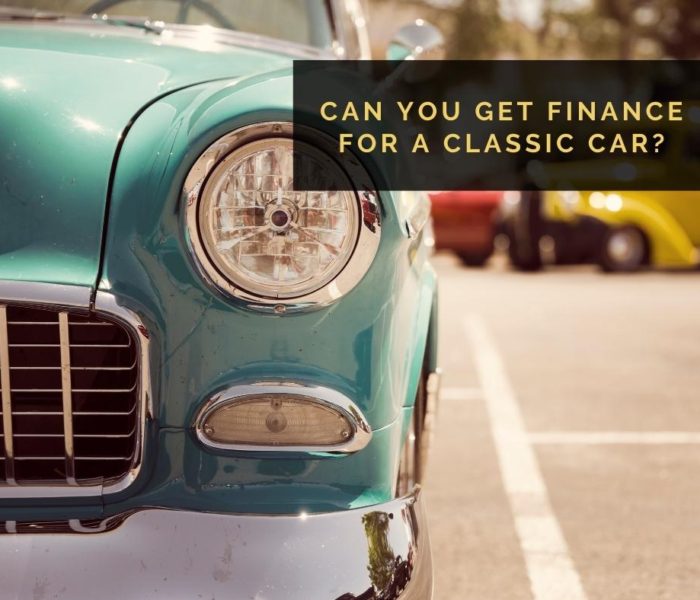 Can you get finance for a classic car?