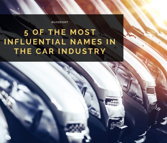 Influential names in the car industry