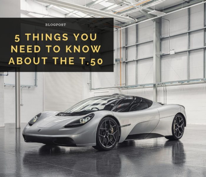 5 things you need to know about the T.50 supercar