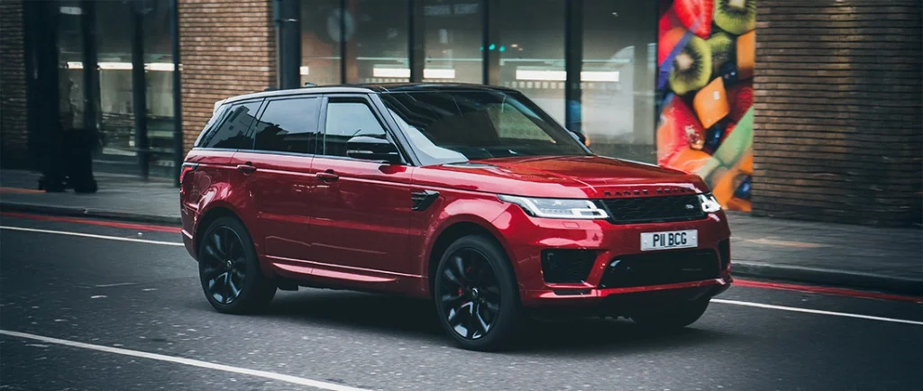 Red Range Rover